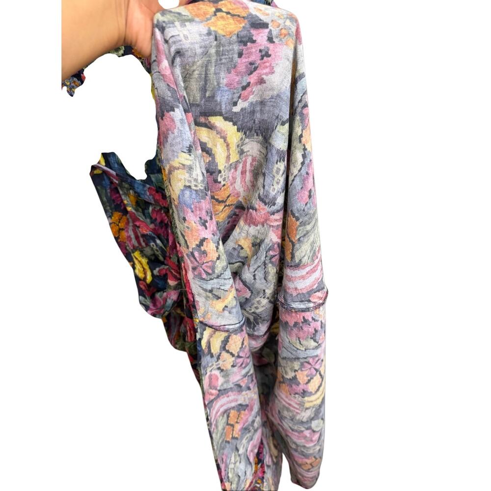 Sezane Laurette Dress Floral Multicolor Print Parisian Feminine Size 38 Medium - Picture 11 of 16